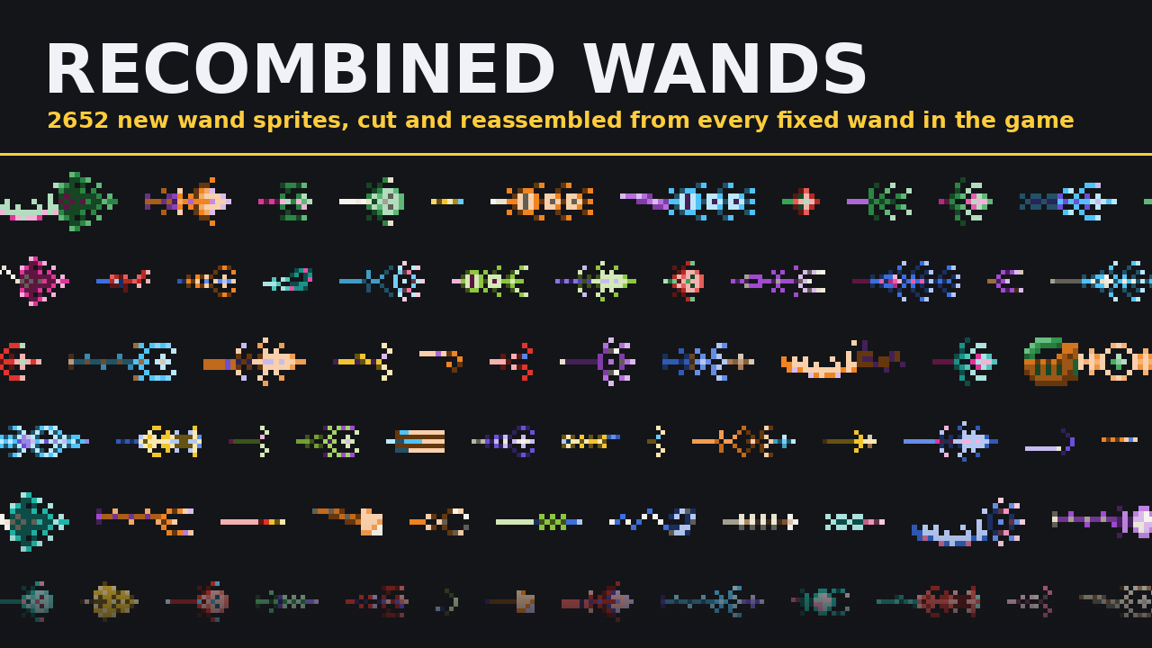 Recombined Wands preview