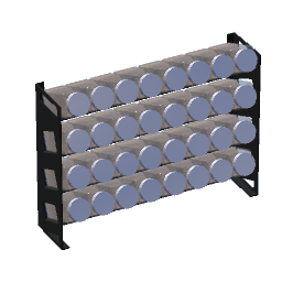 Wall Mounted Spice Rack