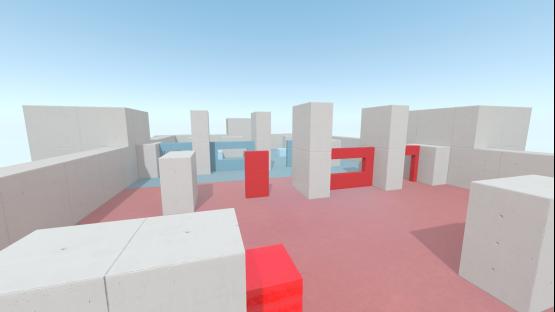 Fire Blue vs Red Training Map – Counter-Strike 2 Mod