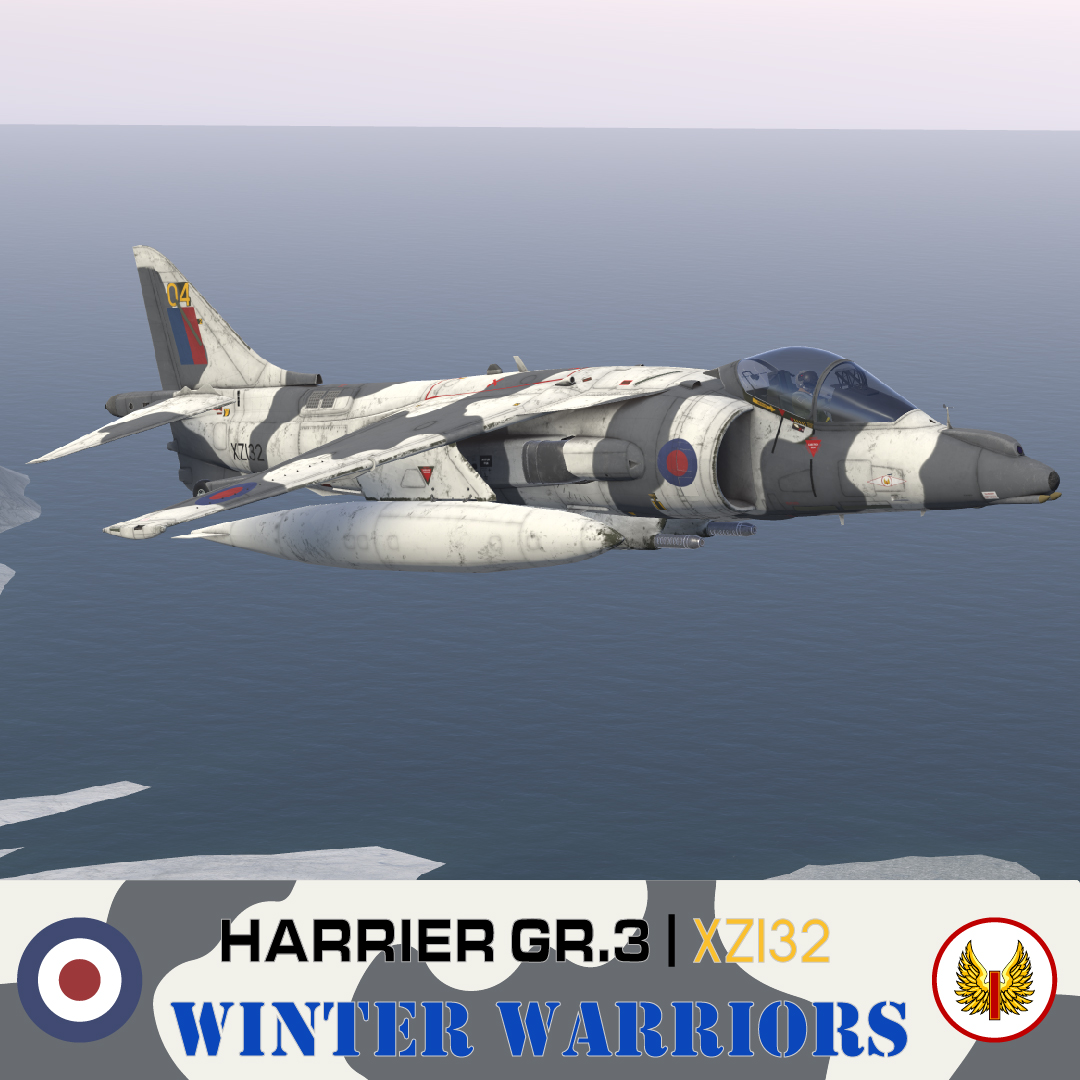 Harrier GR.3 | XZ132 Wit’ 87’