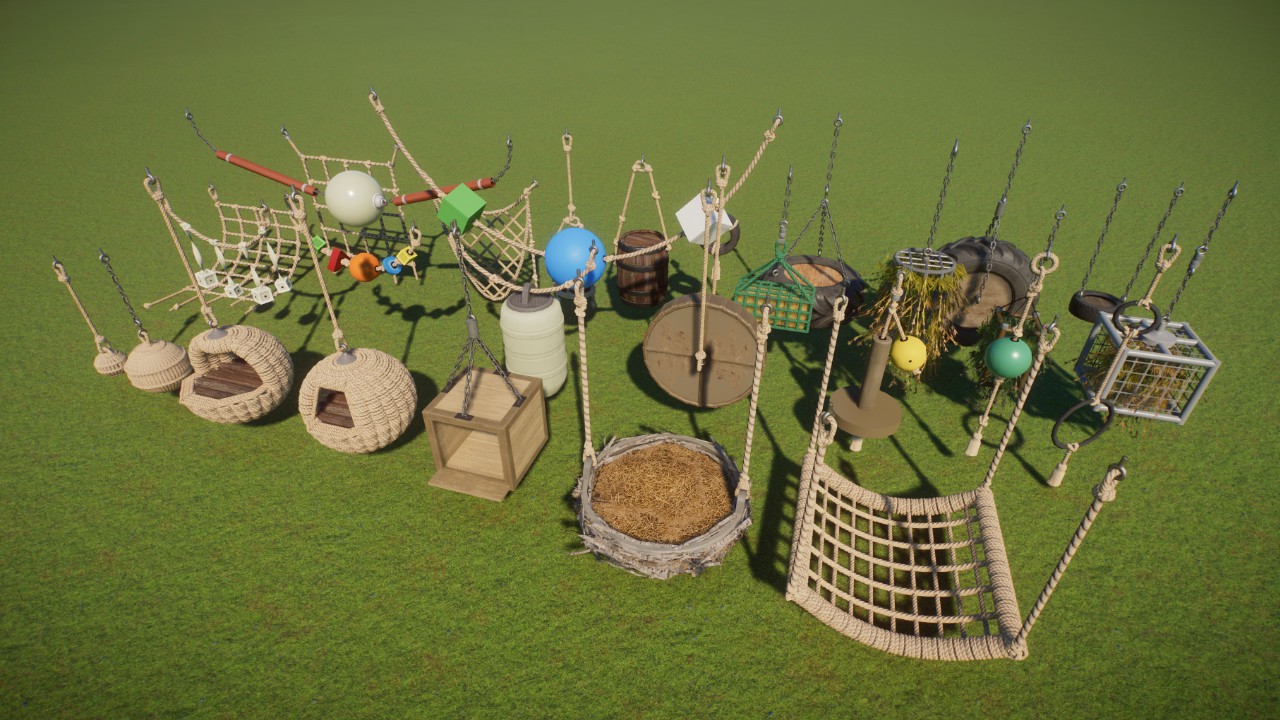 Hanging Enrichtment Items Set 2