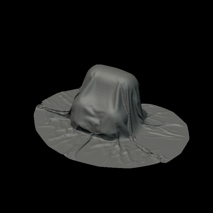 Covered furniture - Chair 1 colourable