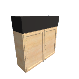 100cm Wide Hanging Cabinet - Left