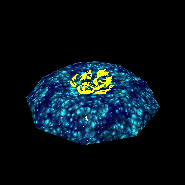 A glowing sigil stone C - serpent