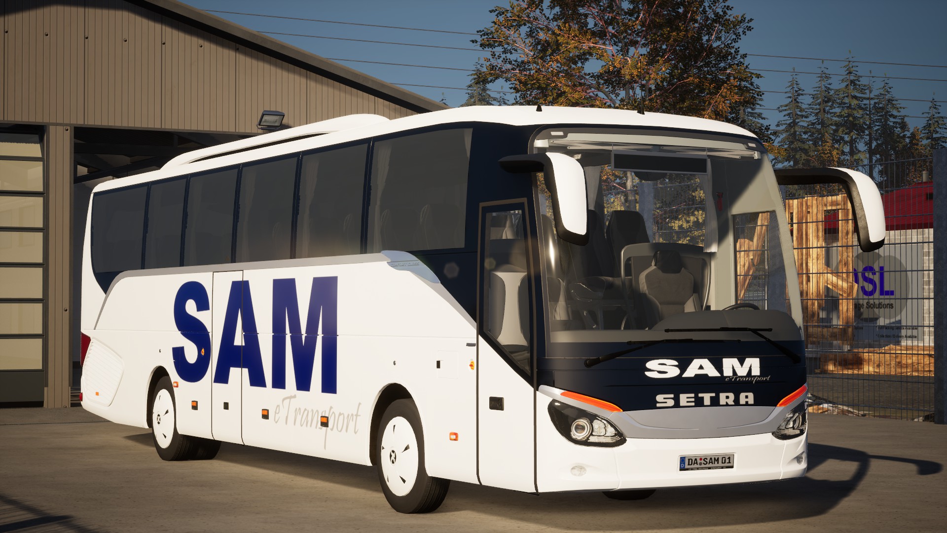SAM_eTrans WHITE Skin preview