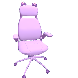 Kawaii Lavender Gamer Chair