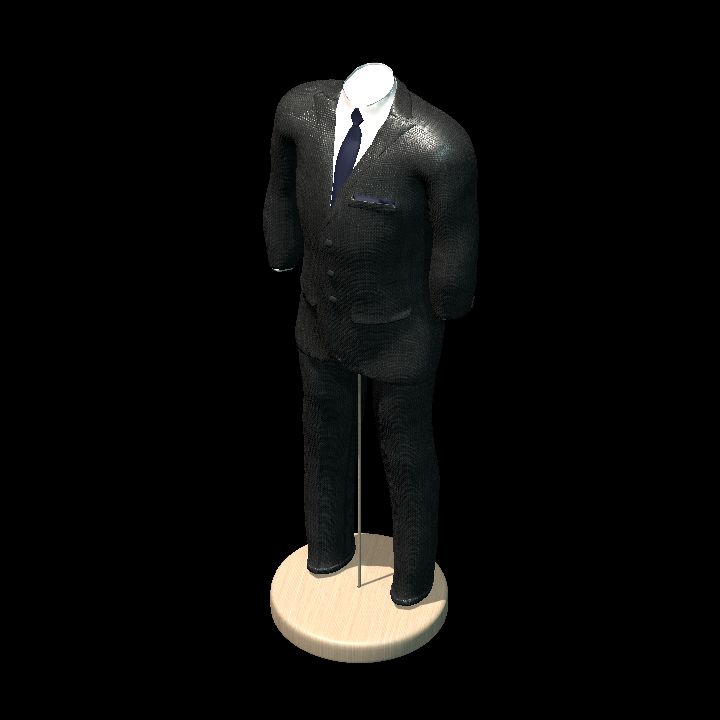 Suit on stand 8