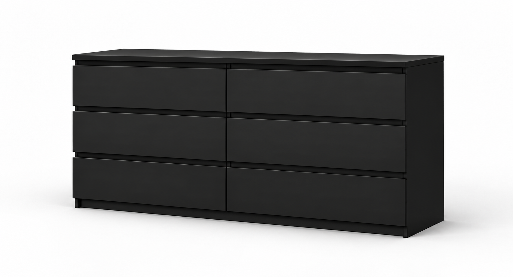 6-Drawer Double Dresser (Black - 2x the original length)
 preview