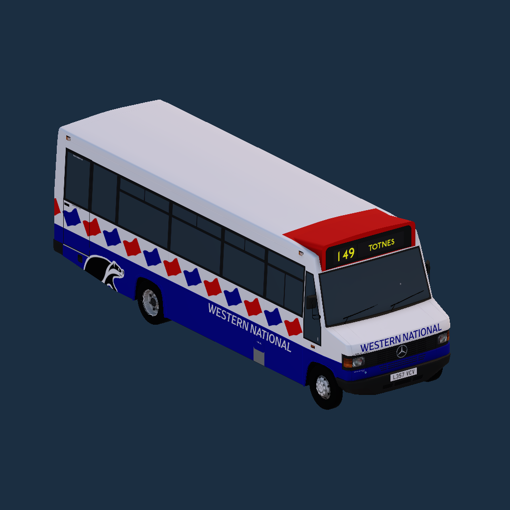 Mercedes 0811d Plaxton Beaver 1 - Western National