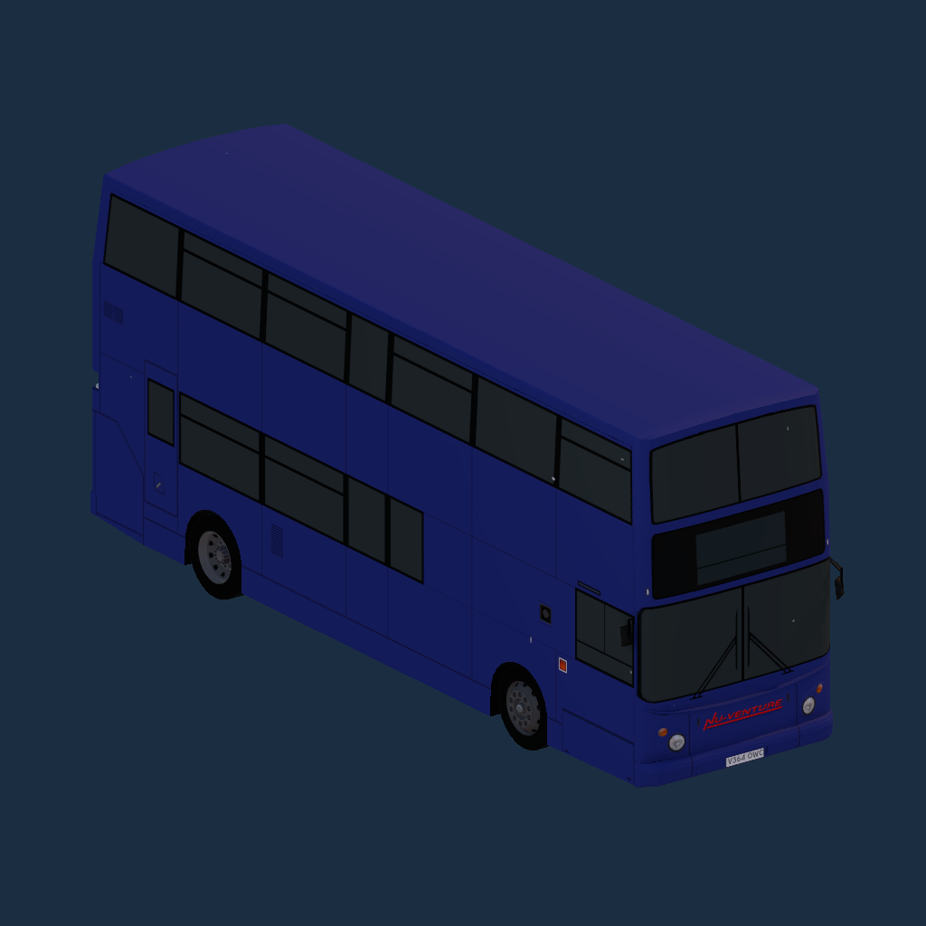 Dennis Trident ALX400 - Nu-Venture Blue (London Blinds)