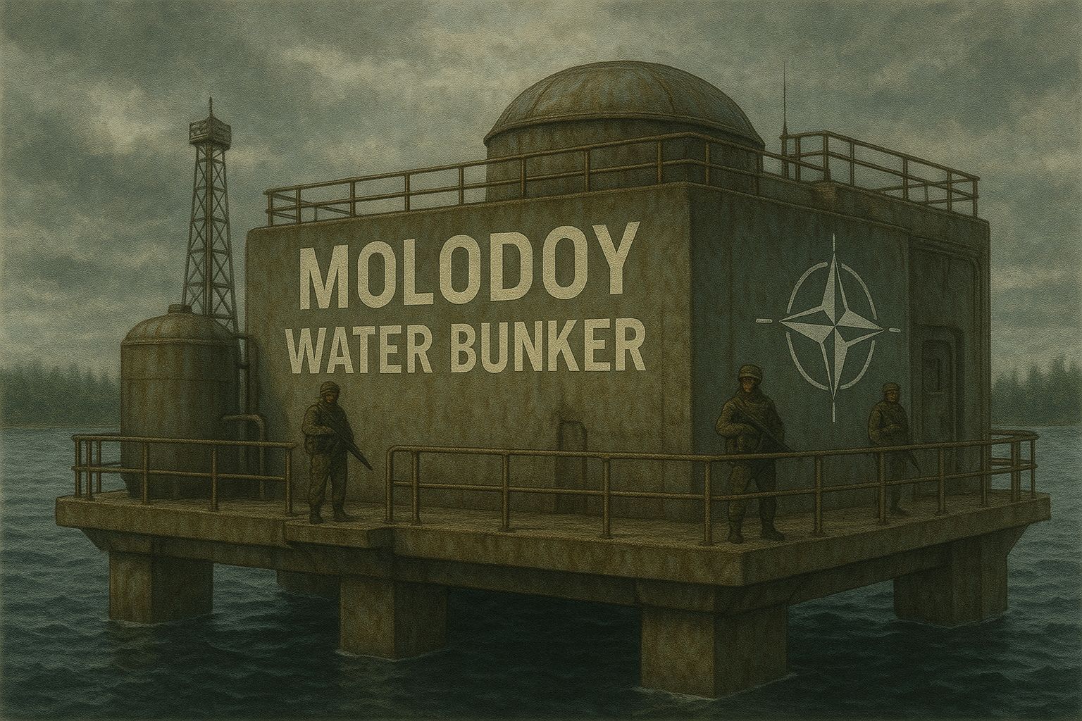 NATO BUNKER ON SKALYSTI