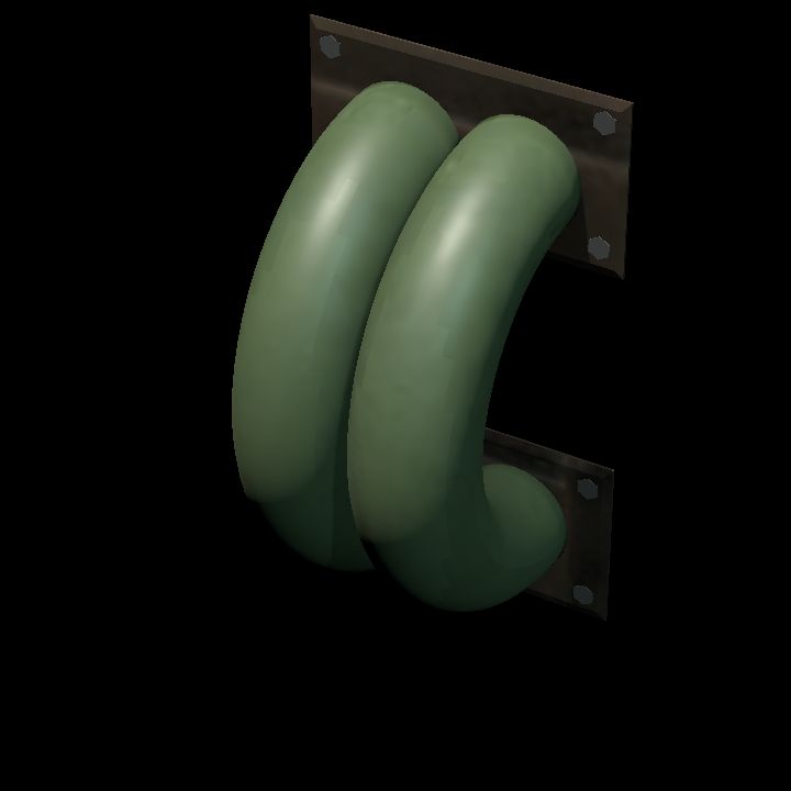 Wall pipes B - double