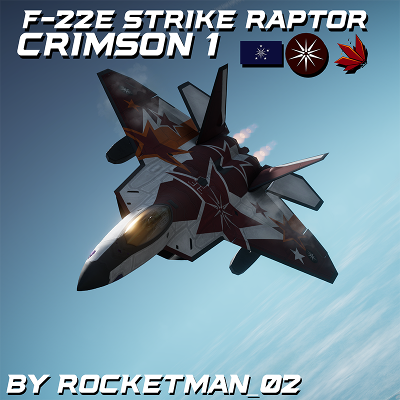 F-22E Strike Raptor | Crimson 1
