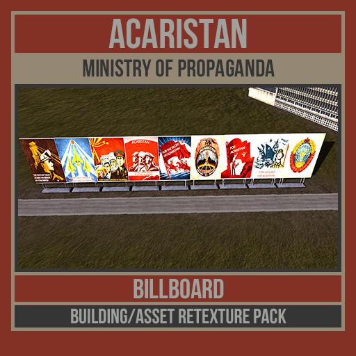Billboard - Acaristan Ministry of Information - Propaganda Division