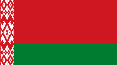 The flag of Belarus