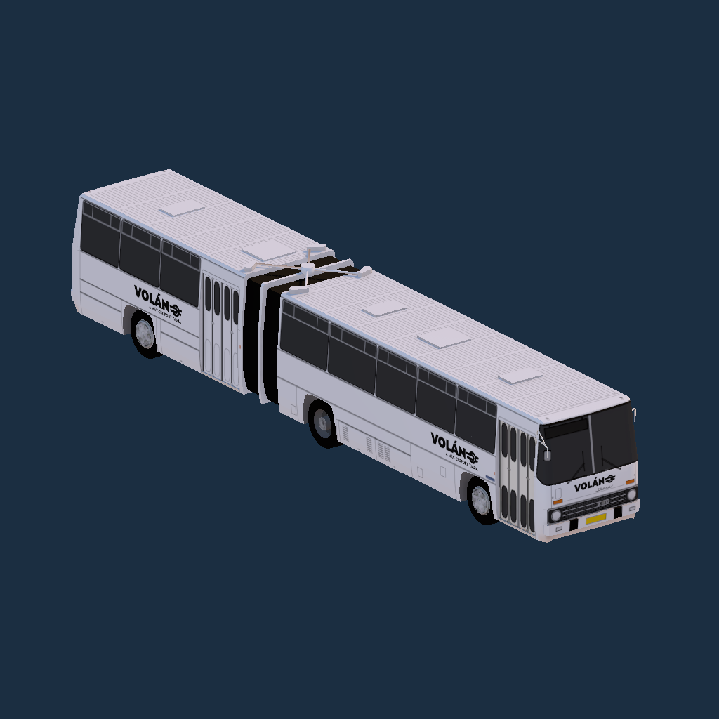 Ikarus 280.10 Volán logó (fekete)