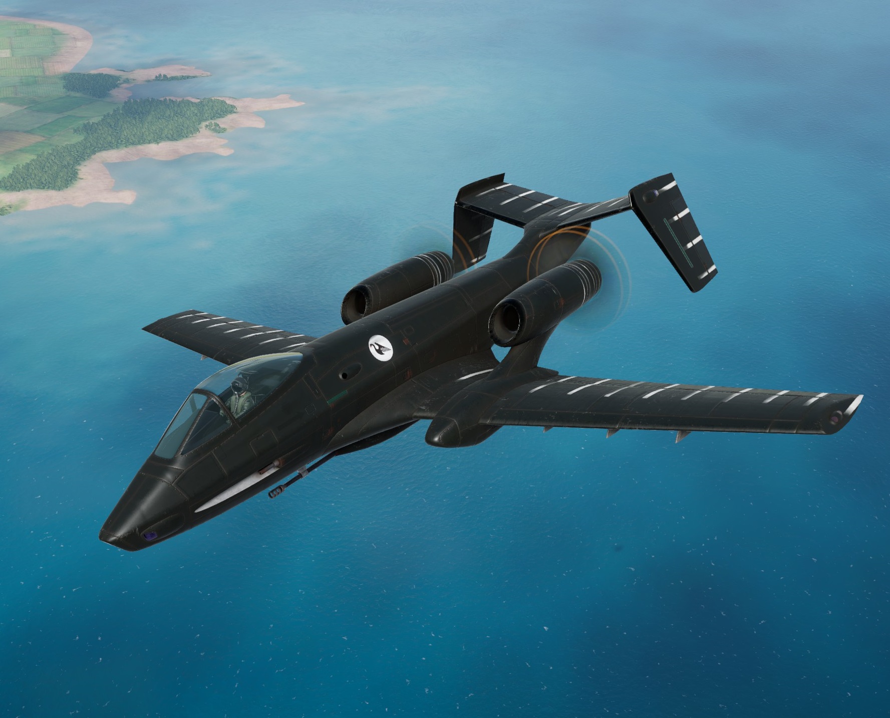 Crimson Skies Black Swan Brawler