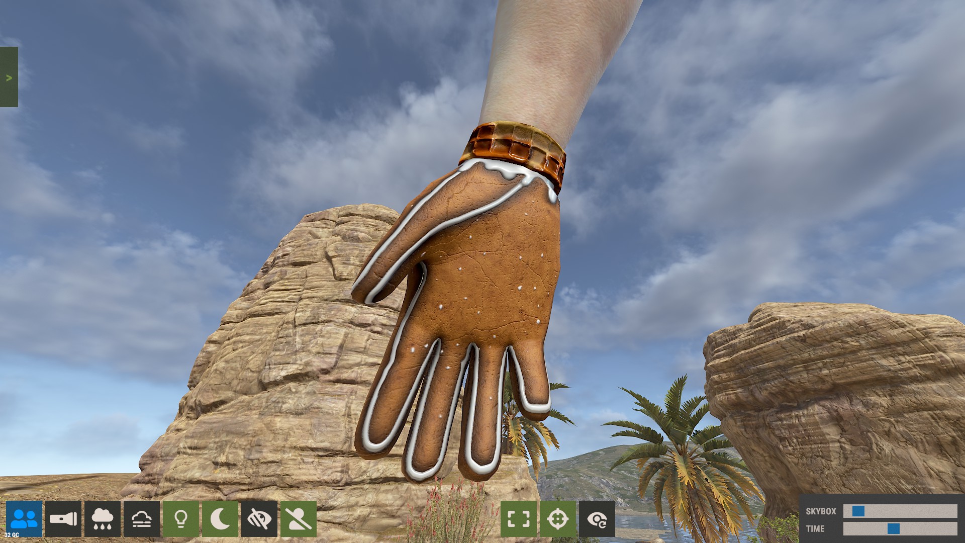 Gingerbread Tactical Gloves
