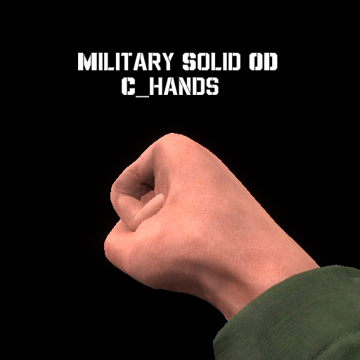 Military Solid OD C_hands preview