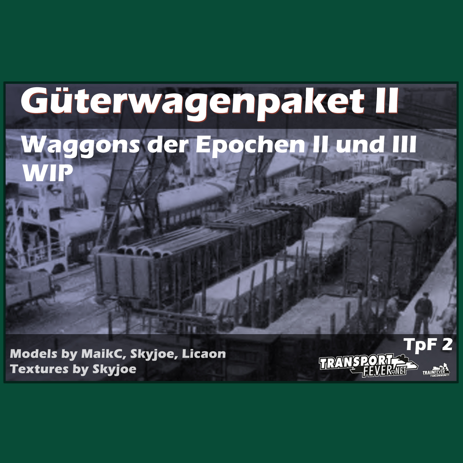 Freight cars package 2 - DRG, DB, DR (New Version)