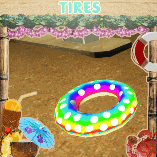 Beach Party - Inner Tube Tires