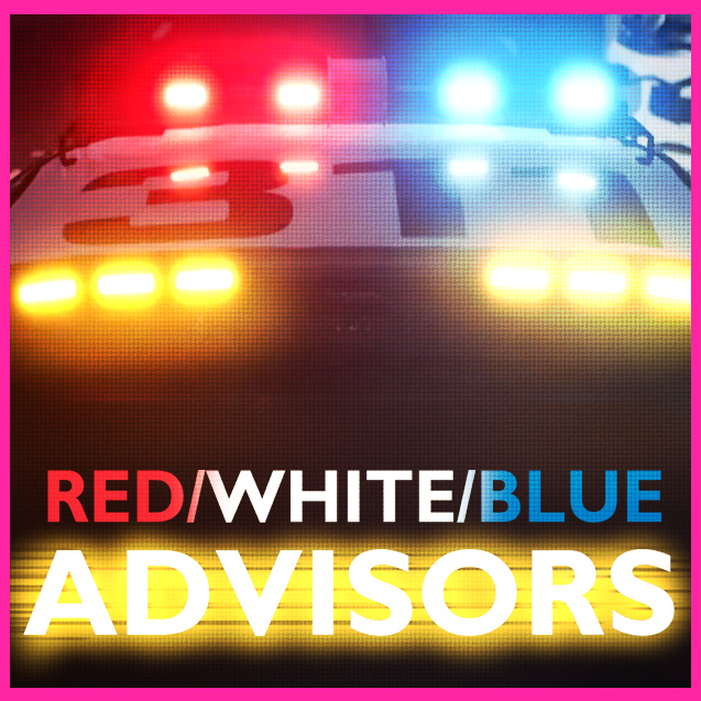 Multi pattern RED/WHITE/BLUE with AMBER advisors!