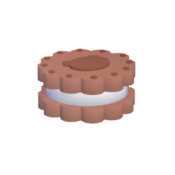 bear circle cookie