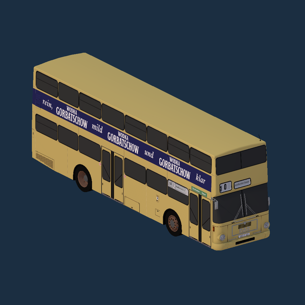 BVG - Gaubschat & MAN Büssing SD200 (SD75) - Wodka Gorbatschow