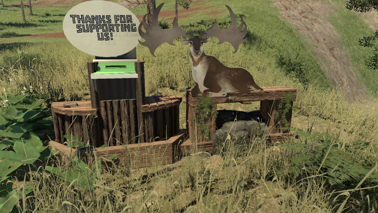 Megaloceros "Thank You" Donation Box