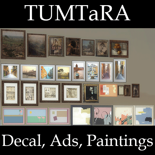 TUMTaRA - Overlays, Ads, Signs, Paintings
