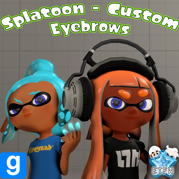 [Splatoon] Custom Eyebrows Pack