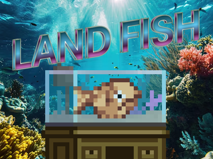 Land Fish: Playable Fish Race
