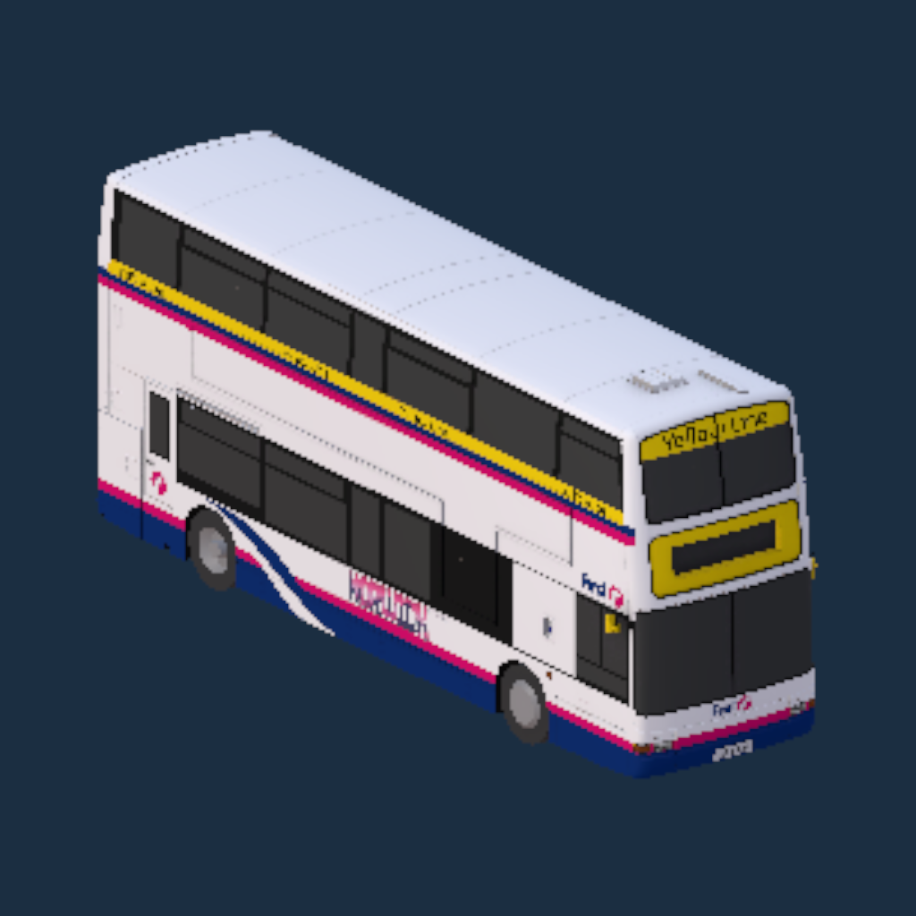 Plaxton President First Eastern Counties Norwich Network Yellow Line Branded
