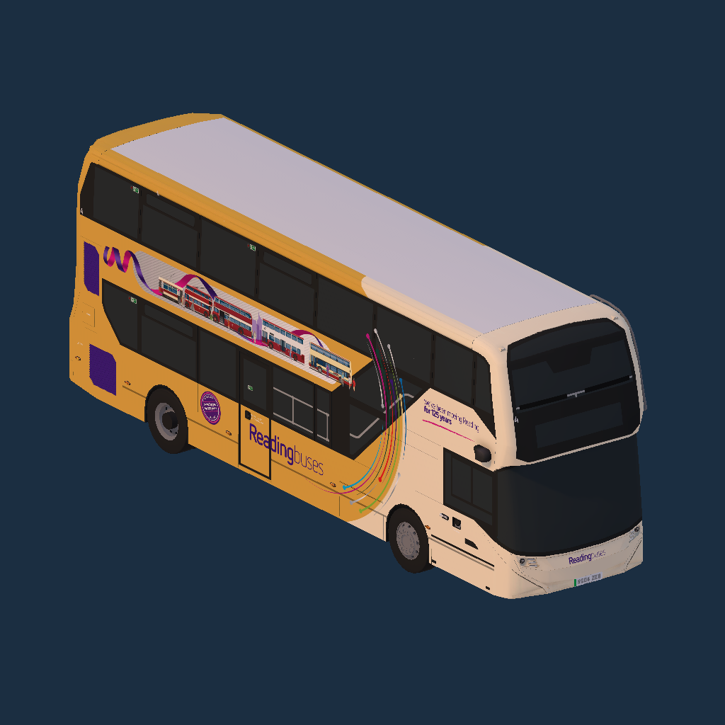 Reading Buses 4 RG04 ZEB 125 Year Anniversary Livery