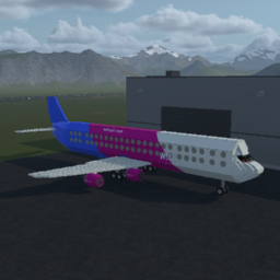 Softbody AIR LINER Airbus A380 Wizz Air