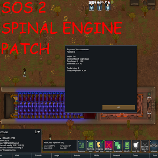 Save Our Ship 2 Spinal Engine Patch