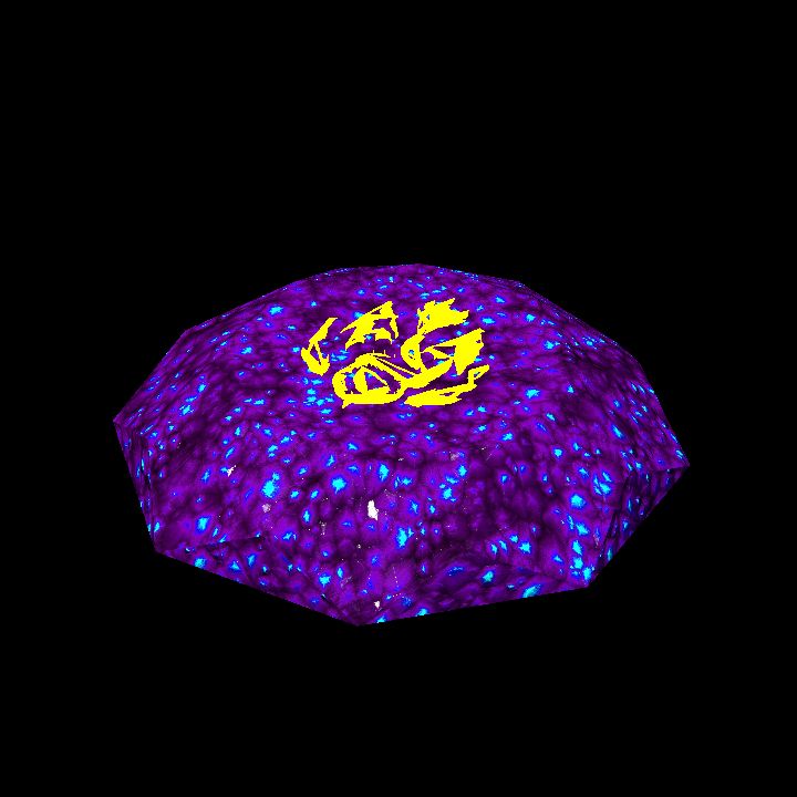A glowing sigil stone A - serpent