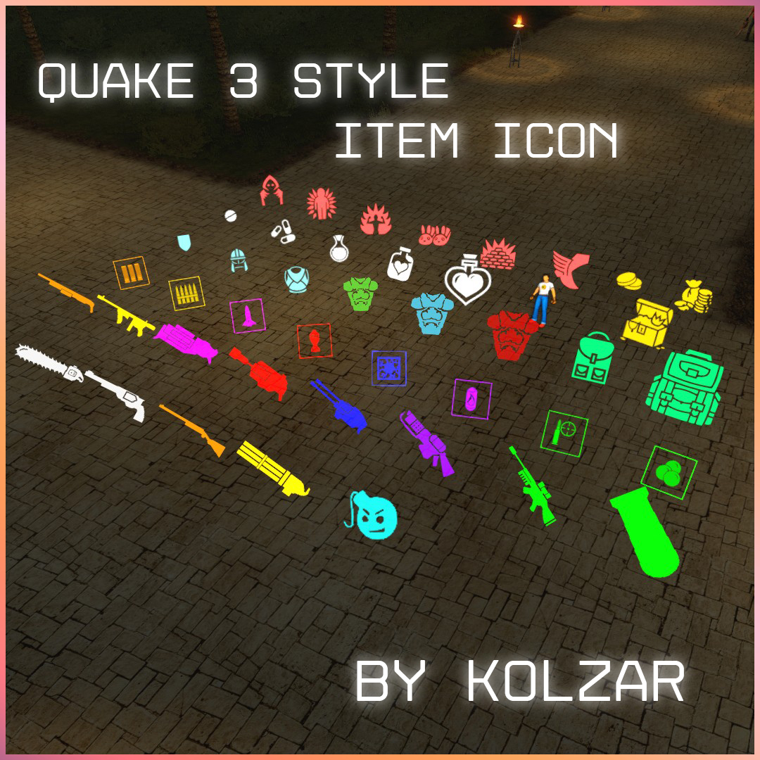 Quake 3 Item Icon Pack