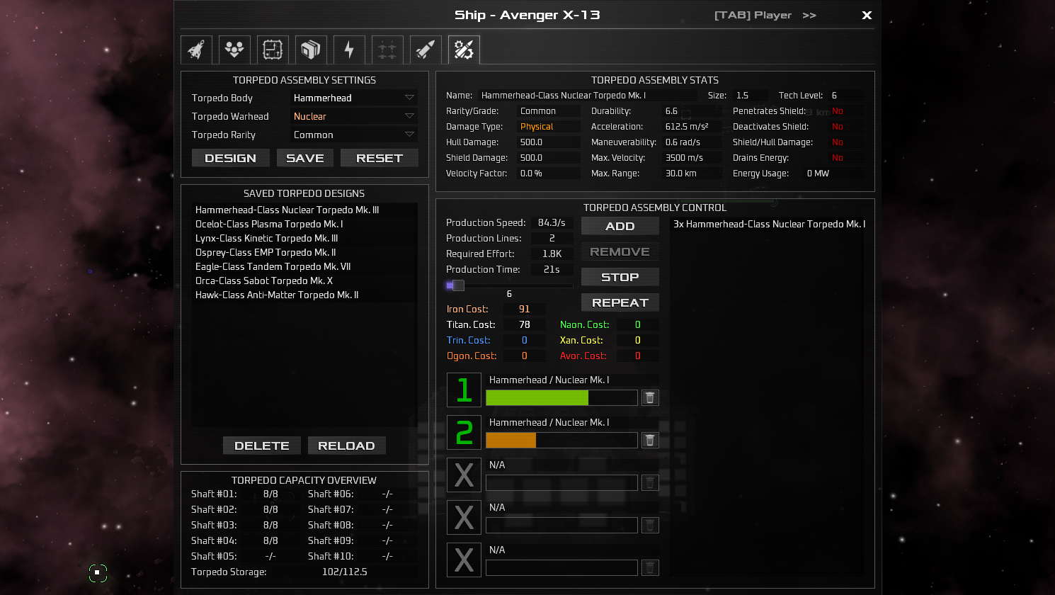 Torpedo Assembly Alive