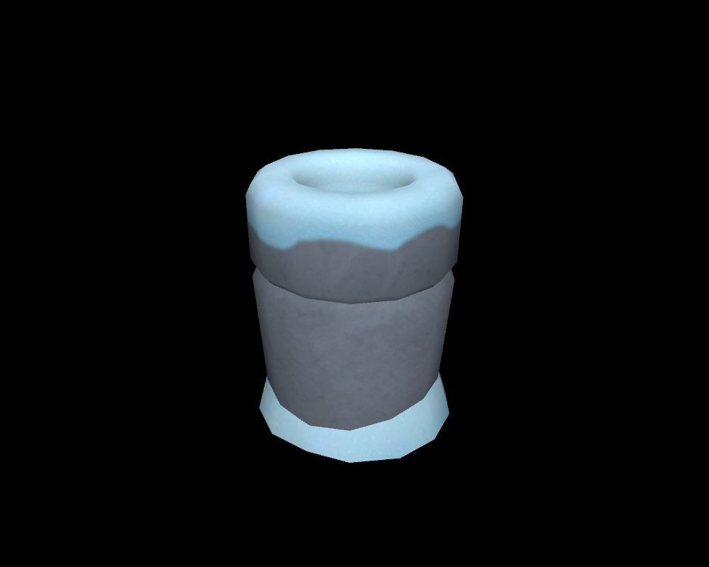Snowy Waste Bin