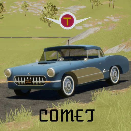 Troubadour comet roadster 1957 2 tone