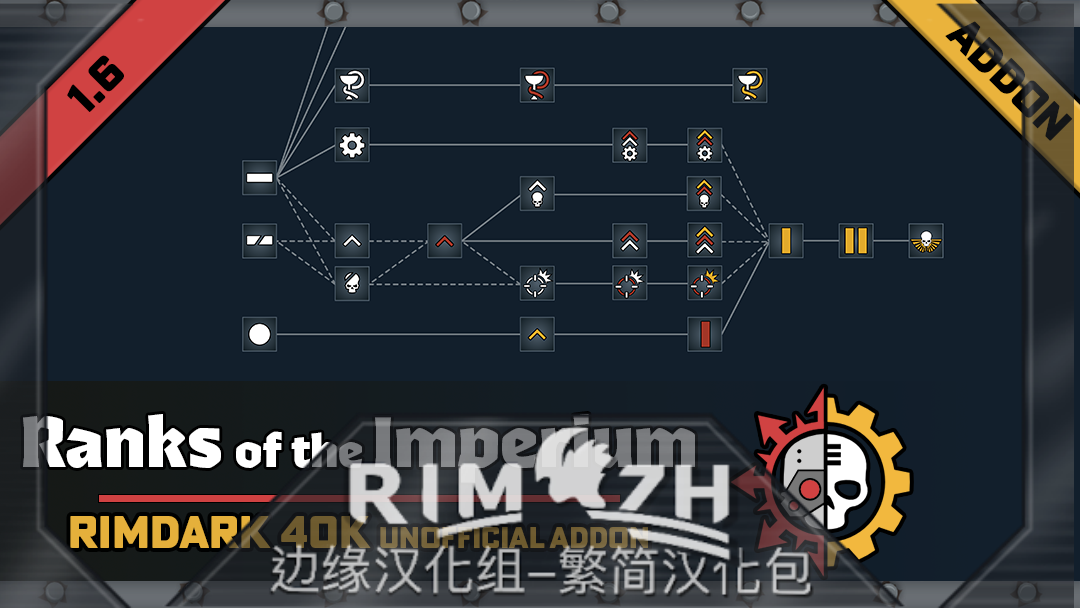 Rimdark 40K - Ranks of the imperium_zh 边缘40K：帝国军衔 - 简繁中文汉化包