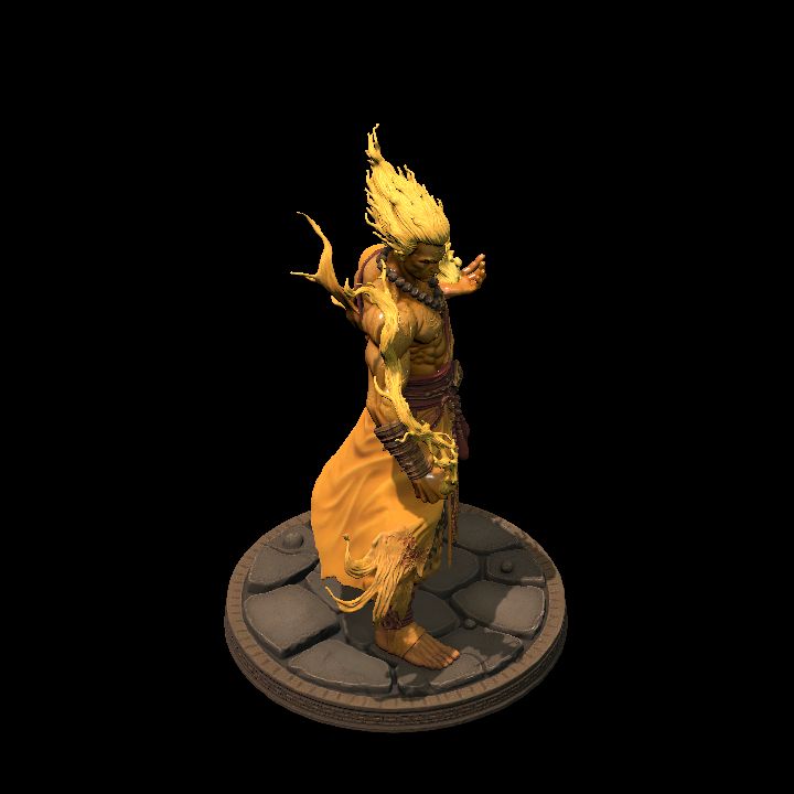 Radiant Fire Monk