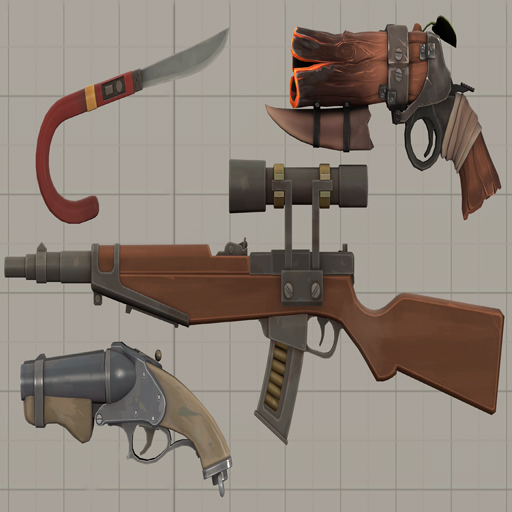 Team Fortress 2 Enhanced Small Weapons Pack #49 (Props)