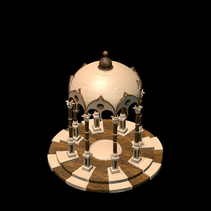 Rotunda 4 wood version