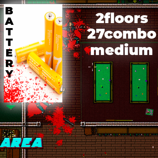 BATTERY | 2 floors | 27x full combo | meduim