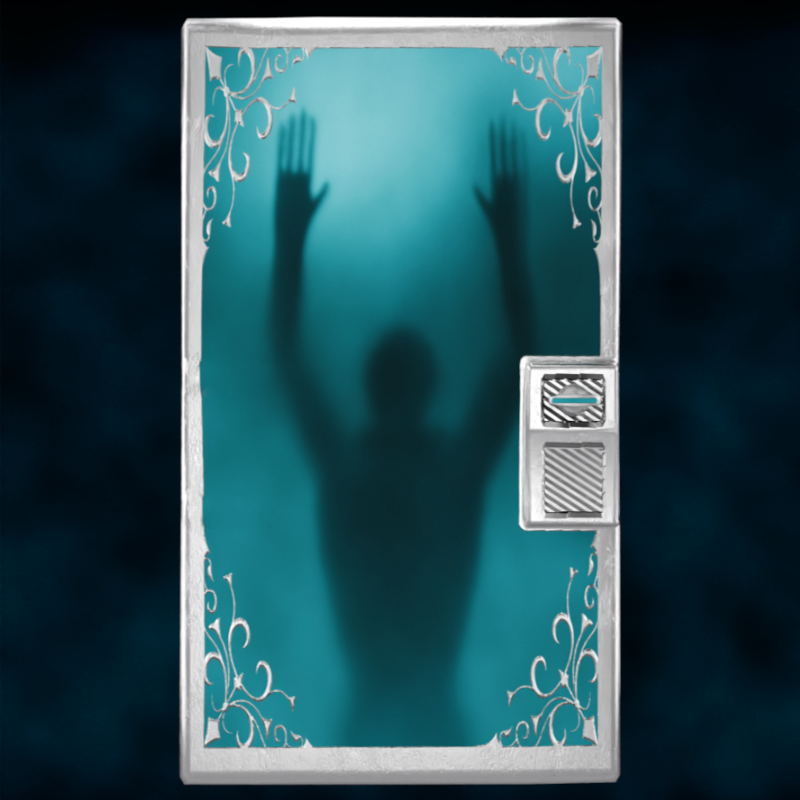 Haunted V1 | Sheet Metal Door (Glow)