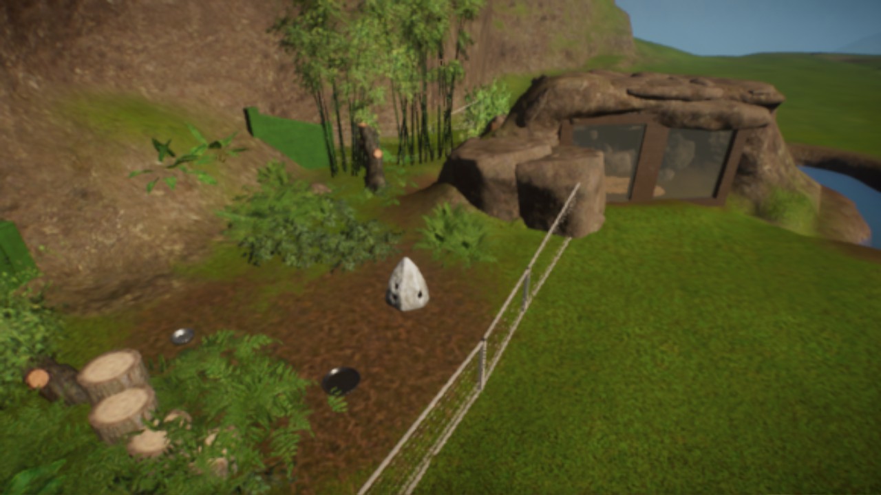 Pangolin Habitat and cave
