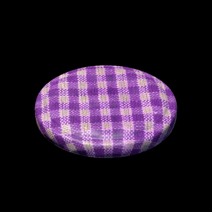 Glass jar lid purple
