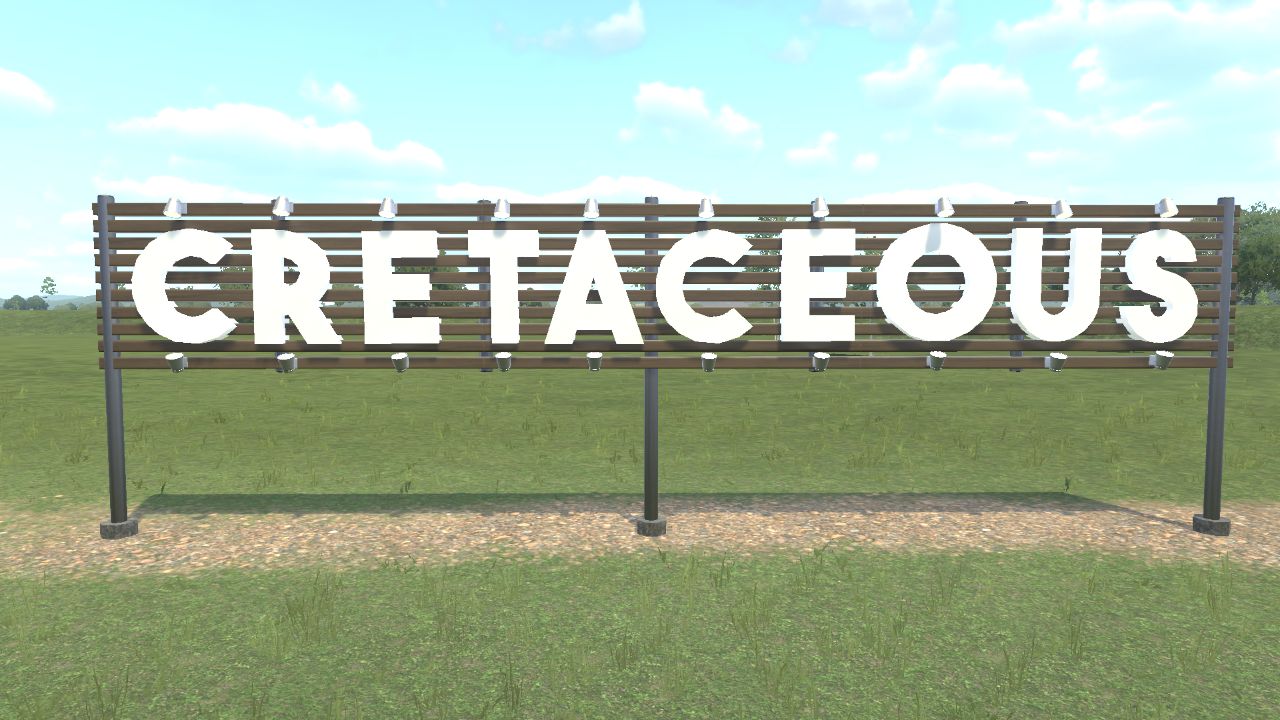 Sign - Cretaceous